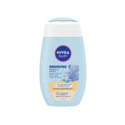 Nivea Baby No Tears Shampoo, 200ml Gentle Baby Hair Cleanser for Delicate Scalp