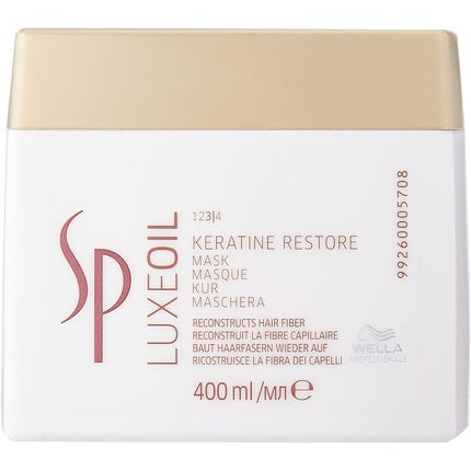 Wella SP Luxe Oil Keratin Restore Mask, 400ml – Deep Nourishing Hair Mask for Dry & Damaged Hair
