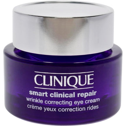 Clinique Smart Clinical Repair Wrinkle Correcting Eye Cream, 15ml Hydrating Eye Treatment for All Skin Types