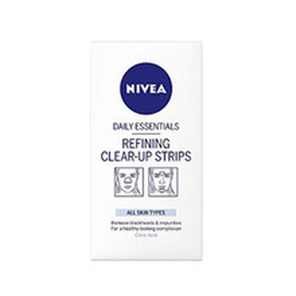 Nivea Refreshing Cleanser Patch Refining Clear-Up Strips 6 Pieces | Nose & T-Zone Pore Cleansing Strips