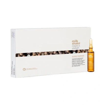 Milk Shake Integrity & Strength Protein Treatment, 8 x 10ml | Professional Hair Strengthening Treatment
