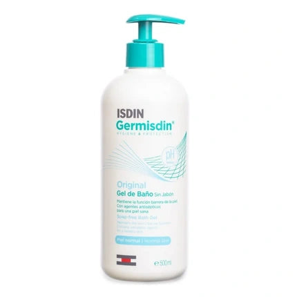 Isdin Germisdin Original Body Hygiene Shower Gel with Dispenser, 500ml for Daily Cleansing