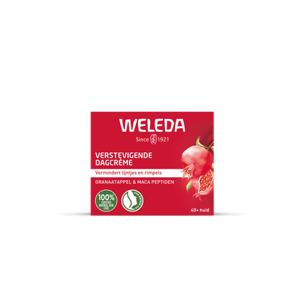 Weleda Pomegranate & Maca Firming Day Cream - Daily Firming Face Moisturiser with Pomegranate Seed Oil & Maca Peptides