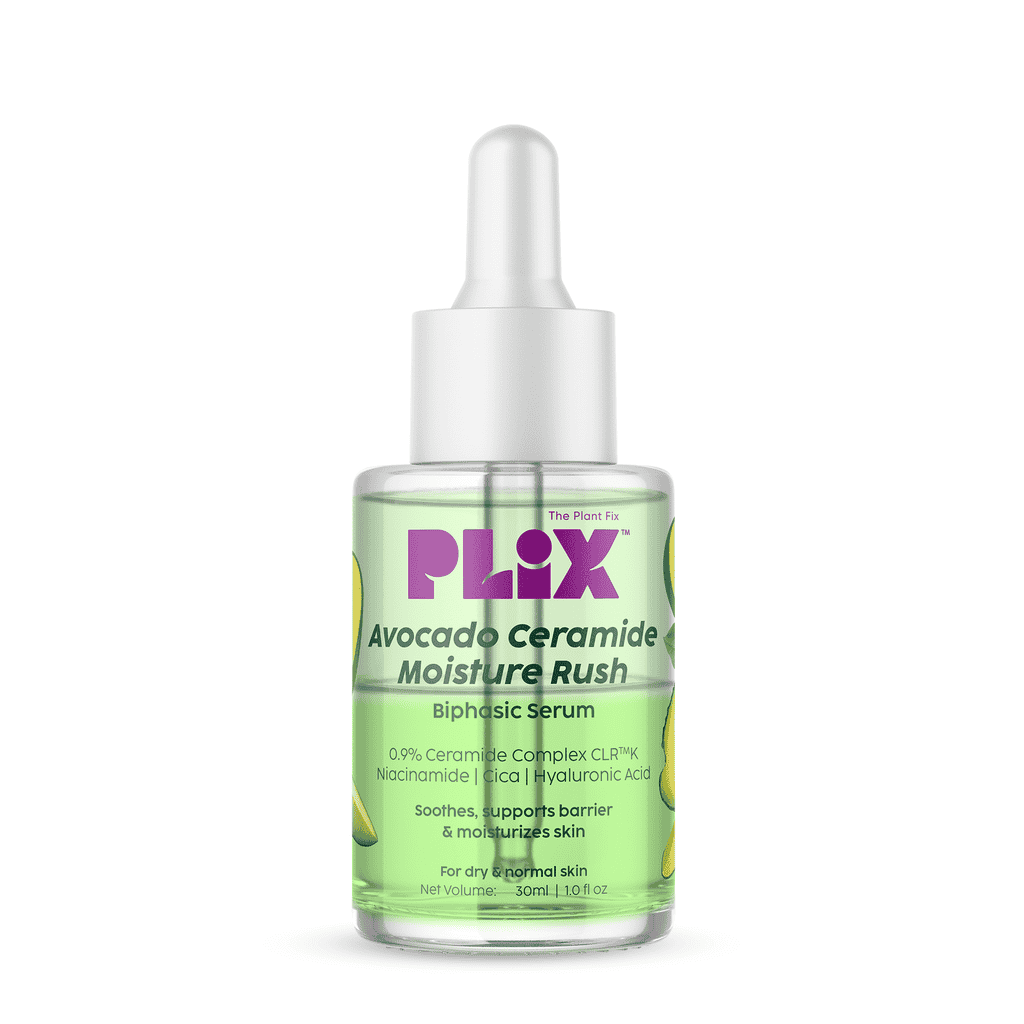 Plix Avocado Ceramide Moisture Rush Biphasic Serum for Strengthening Moisture Barrier, 30ml Buy at Indicrest