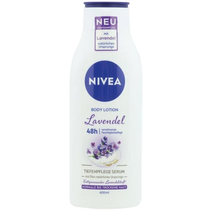 Nivea Body Lotion Lavender, 400ml | Nourishing Body Lotion with Lavender for Soft, Hydrated Skin