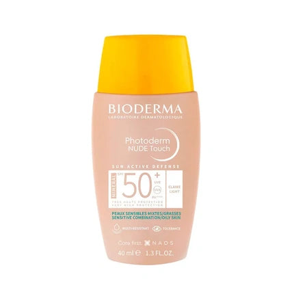 Bioderma Photoderm Tinted Protective Fluid SPF 50+ (40ml) Natural Makeup Effect Facial Sunscreen