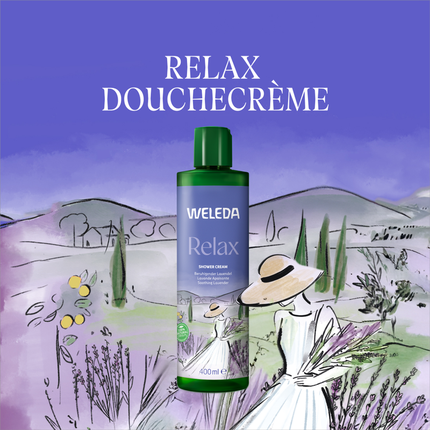 Relax Shower Cream Lavender, 200ml Nourishing Body Cleanser