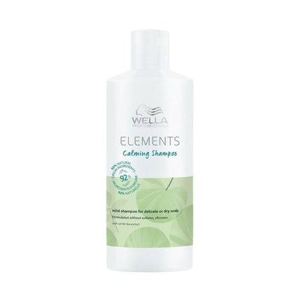 Wella Professionals Elements Calming Shampoo, 500ml Soothing Shampoo for Sensitive Scalp