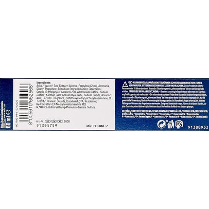 Wella Professionals Koleston Perfect Me+ Pure Naturals 9/01 Light Natural Ash Blonde Permanent Hair Color Cream, 60ml