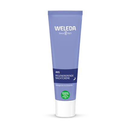 Weleda Iris Regenerating Night Cream (N) | Nourishing Overnight Face Cream for Normal to Dry Skin