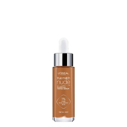 L'Oréal Paris True Match Nude Tinted Serum 7-8 Tan Deep, 30ml Lightweight Foundation Serum