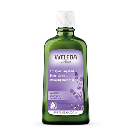 Weleda Lavender Relaxation Bath, 200ml | Aromatic Bath Soak for Relaxing Body Care