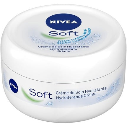 Nivea Soft Moisturising Cream, 100ml Lightweight Hydrating Face, Body & Hand Cream