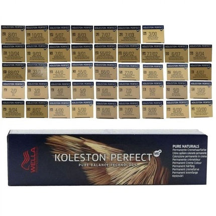Wella Professionals Koleston Perfect Pure Naturals Permanent Hair Color Cream, 60ml
