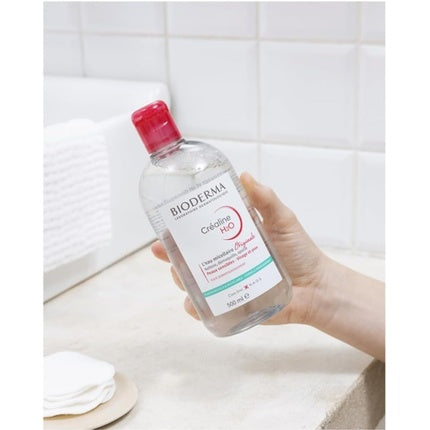 Bioderma Créaline H2O TS Micellar Water for Sensitive Skin Gentle Makeup Remover & Facial Cleanser, 500ml