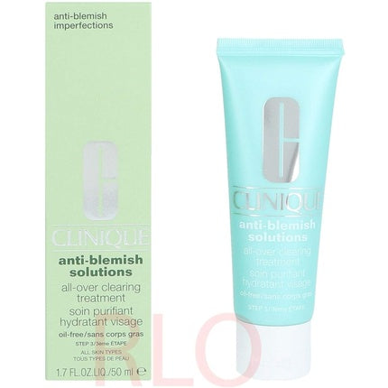 Clinique Anti-Blemish Solutions All-Over Clearing Treatment Oil-Free Blemish Care Moisturizer, 50ml