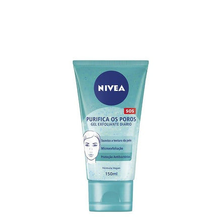 Nivea Daily Exfoliant Anti-Impurities, 150ml | Gentle Daily Face Scrub for Clear & Refreshed Skin