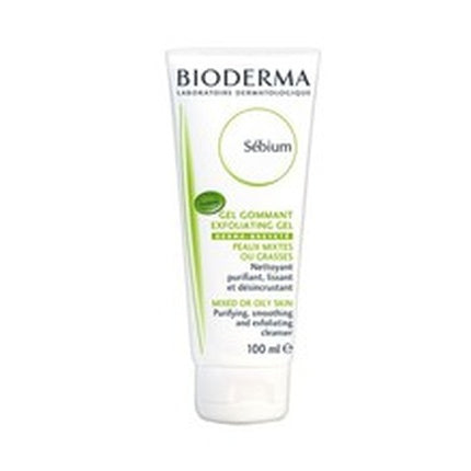 Bioderma Sébium Exfoliating Purifying Gel, 100ml Facial Scrub for Oily & Blemish-Prone Skin