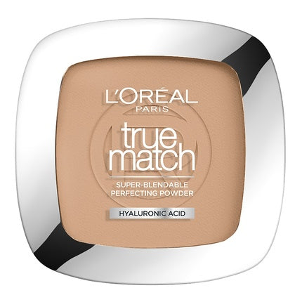 L'Oréal Paris True Match Super-Blendable Perfecting Powder 5D/5W Warm Undertone, 9g – Buildable Matte Face Powder