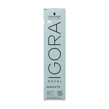Schwarzkopf Professional Igora Royal Highlifts 10-49 Ultra Blonde Beige Violet Permanent Hair Colour, 60ml