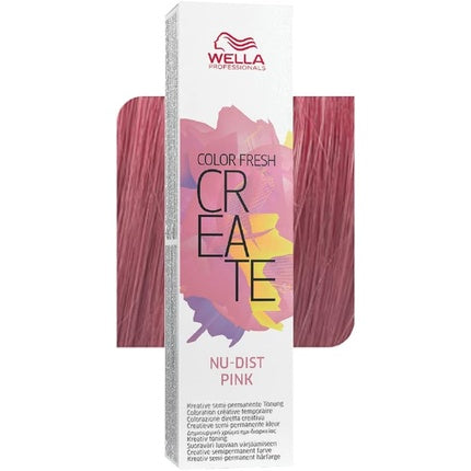 Wella Professionals Color Fresh Create 9819/6 NuDist Pink Semi-Permanent Hair Colour, 60ml
