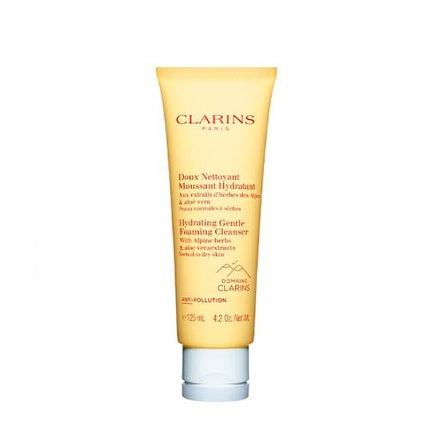 Clarins Hydrating Gentle Foaming Cleanser, 125ml Facial Cleanser for Normal to Dry Skin
