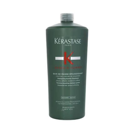 Kerastase Genesis Homme Bain de Masse Thickening Shampoo, 1000ml | Professional Hair Care for Men