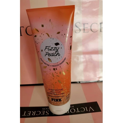 Victoria's Secret Fizzy Peach 24-Hour Moisturizing Body Lotion 8oz (236ml) Hydrating Scented Body Lotion