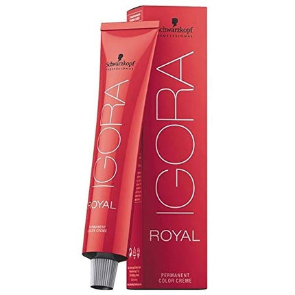 Schwarzkopf Igora Royal 7-89 Medium Blonde Cendré Red Permanent Hair Color Cream, 60ml – Professional Hair Colour for Cool Red-Blonde Results