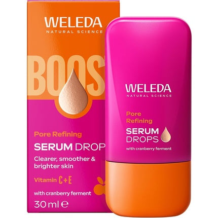Weleda Pore Refining Face Serum Drops with Cranberry & Vitamin C Hydrating Facial Serum
