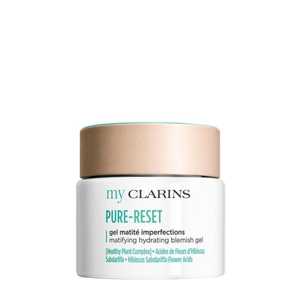 Clarins My Clarins Pure-Reset Mattifying Hydrating Blemish Gel, 50ml | Lightweight Moisturizing Gel for Oily & Combination Skin
