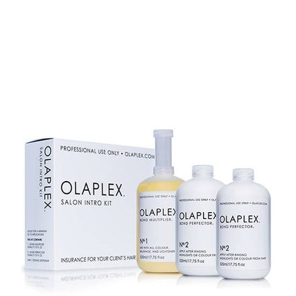 Olaplex Salon Intro Kit, 3 x 525ml Professional Bond Building Hair Treatment System