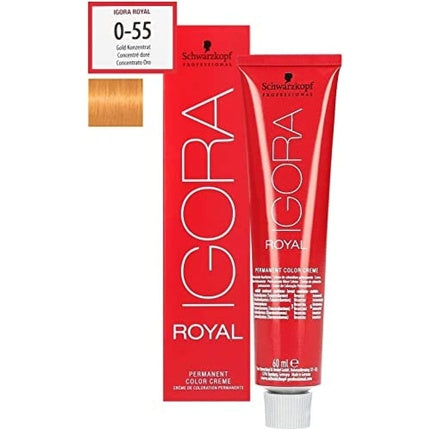Schwarzkopf Professional Igora Royal 0-55 Gold Concentrate Hair Colour Additive, 60ml