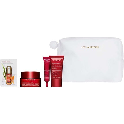 Clarins Super Restorative Collection - Premium Skincare Gift Set for Hydrated & Radiant-Looking Mature Skin
