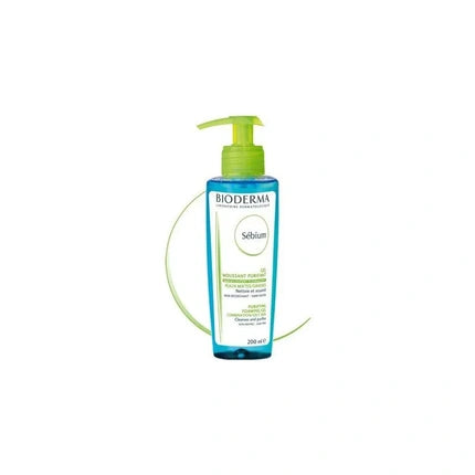 Bioderma Sébium Foaming Cleansing Gel, 200ml – Purifying Face Cleanser for Combination & Oily Skin