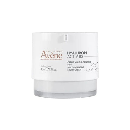 Avène Hyaluron Activ B3 Multi-Intensive Night Cream, 40ml – Overnight Moisturising Face Cream with Hyaluronic Acid & Vitamin B3 for Sensitive Skin