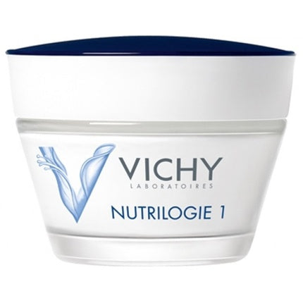 Vichy Nutrilogie 1 Day Cream for Dry Skin, 50ml Nourishing Daily Face Moisturiser