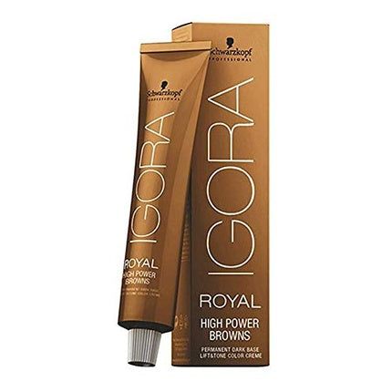 Schwarzkopf Professional IGORA Royal High Power Browns B-4 Brown Beige Permanent Hair Colour, 60ml