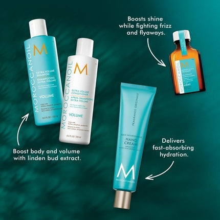Moroccanoil Extra Volume Shampoo & Conditioner Value Set | Hair Care Duo for Fine Hair & Added Volume