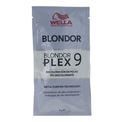 Wella Professionals BlondorPlex 9 Bleaching Powder with Metal Purifier, 30g Hair Lightener