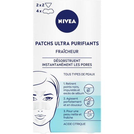 Nivea Ultra Purifying Freshness Patches with Citric Acid 6 Patches Blemish Care Patches