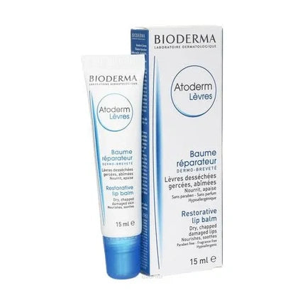 Bioderma Atoderm Lip Balm, 15ml | Nourishing Lip Balm for Dry & Cracked Lips