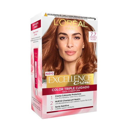 L'Oreal Paris Excellence Creme 7.7 Cristina Hair Color | Permanent Hair Colour Kit