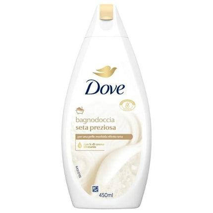 Dove Silk Shower Gel, 450ml Moisturizing Body Wash