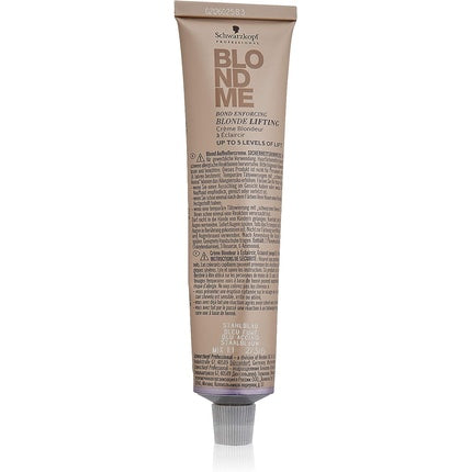 Schwarzkopf Professional BLONDME Bond Enforcing Lift Steel Blue, 60ml | High Lift Permanent Hair Color