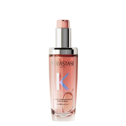 Kérastase Chroma Absolu L'Huile Chroma Éclat Refillable Hair Oil, 75ml | Radiance Sublimating Oil for Color-Treated Hair