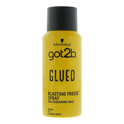 Schwarzkopf Got2b Glued Blasting Freeze Hair Spray, 100ml | Extreme Hold Styling Hairspray for Men & Women