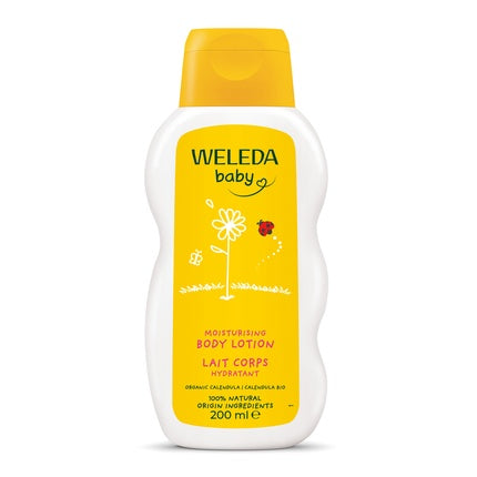 Weleda Calendula Baby Body Lotion Gentle Moisturiser for Delicate Baby Skin