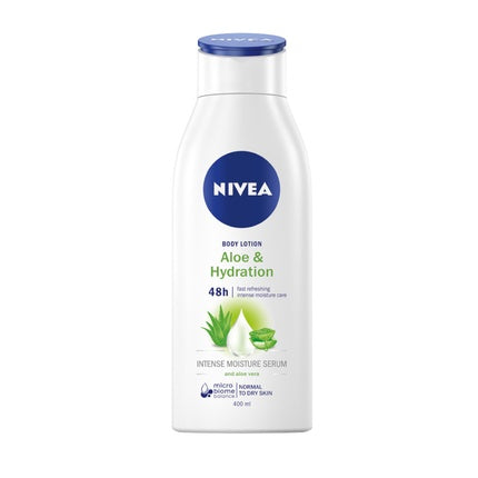 Nivea Aloe & Hydration Body Lotion, 400ml for Normal to Dry Skin