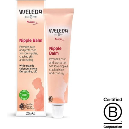 Weleda Nipple Balm for Sore Nipples with Lanolin | Midwife-Developed Breast Care Cream for Breastfeeding Mothers